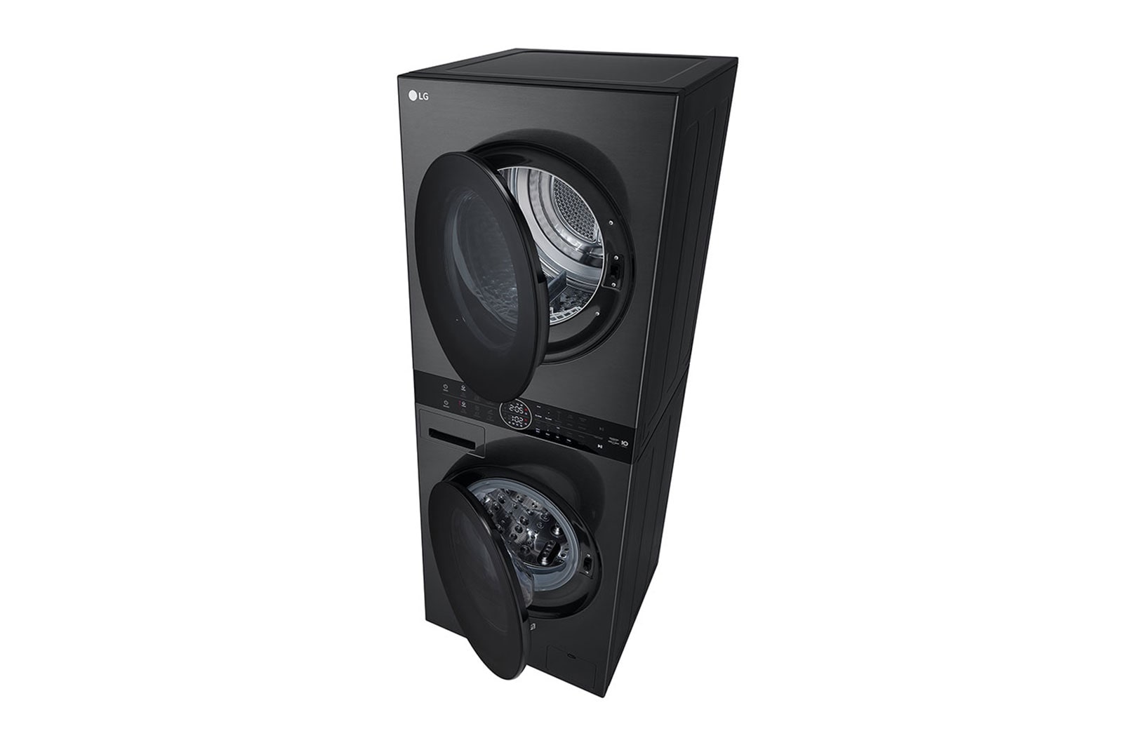 LG 12/9kg WashTower™ All-In-One Stacked Washer Dryer in Platinum Black, WWT-1209B