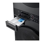 LG 12/9kg WashTower™ All-In-One Stacked Washer Dryer in Platinum Black, WWT-1209B