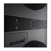 LG 12/9kg WashTower™ All-In-One Stacked Washer Dryer in Platinum Black, WWT-1209B