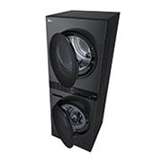 LG 12/9kg WashTower™ All-In-One Stacked Washer Dryer in Platinum Black, WWT-1209B