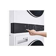 LG 17kg WashTower™ Stacked Washer Dryer White, WWT-1710W