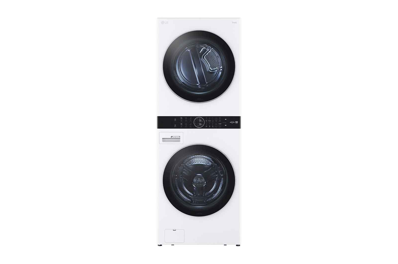 Front view of 17kg WashTower™ All-In-One Stacked Washer Dryer WWT-1710W