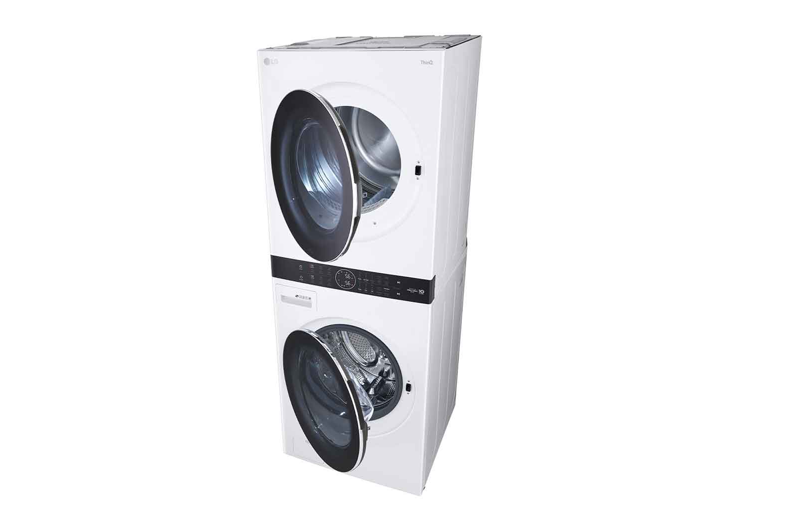 LG 17kg WashTower™ Stacked Washer Dryer White, WWT-1710W