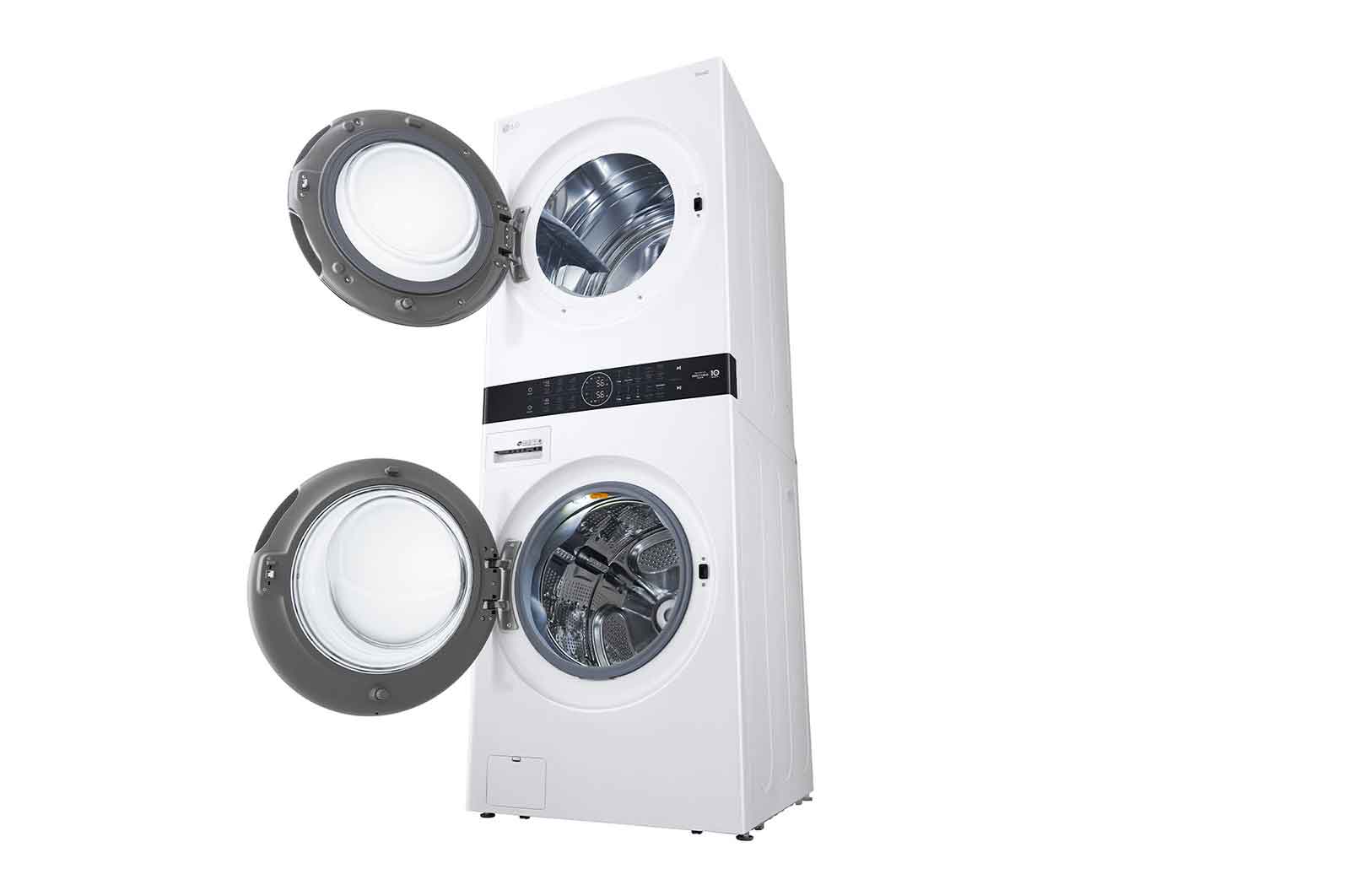 LG 17kg WashTower™ Stacked Washer Dryer White, WWT-1710W