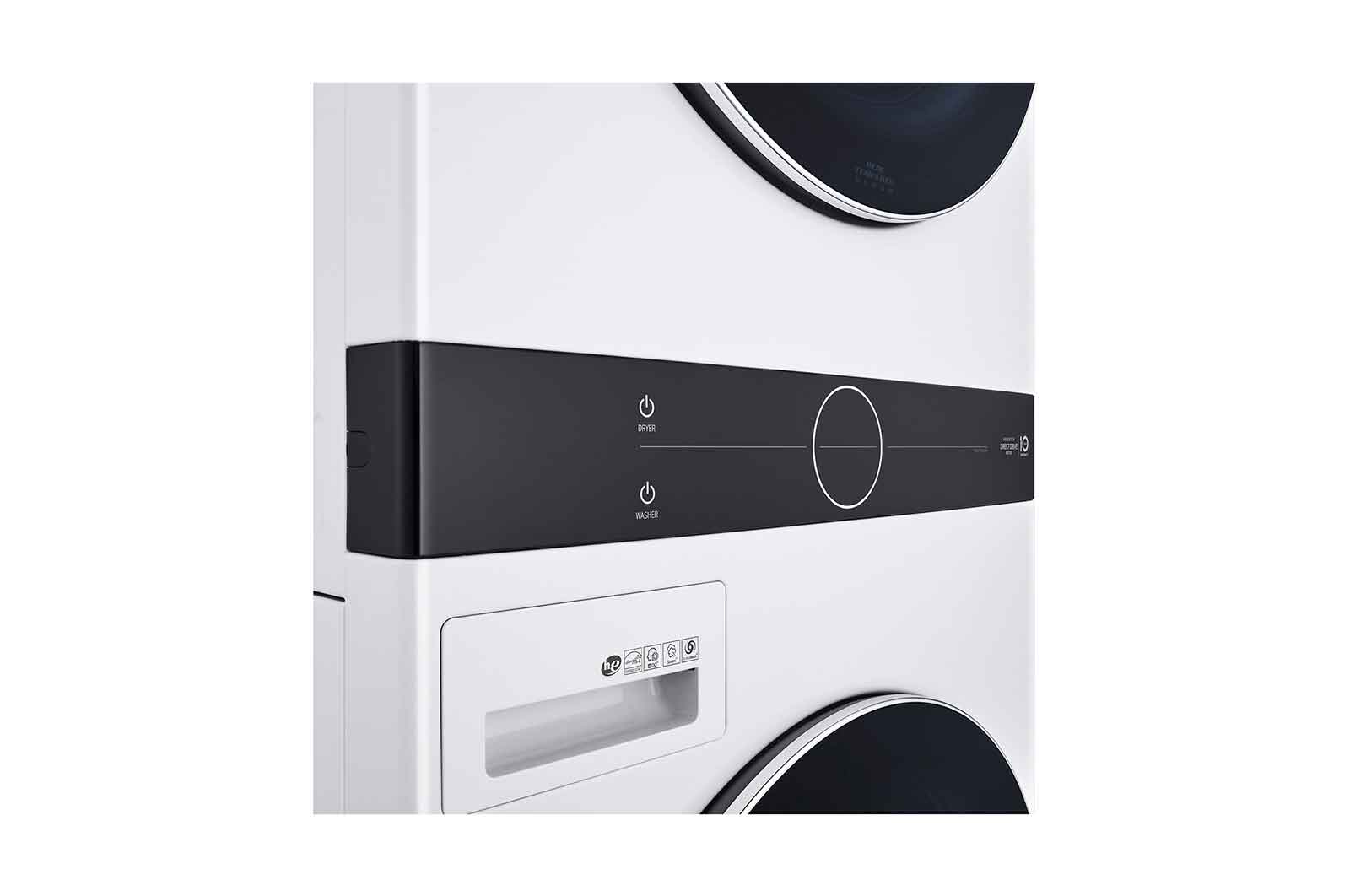 LG 17kg WashTower™ Stacked Washer Dryer White, WWT-1710W