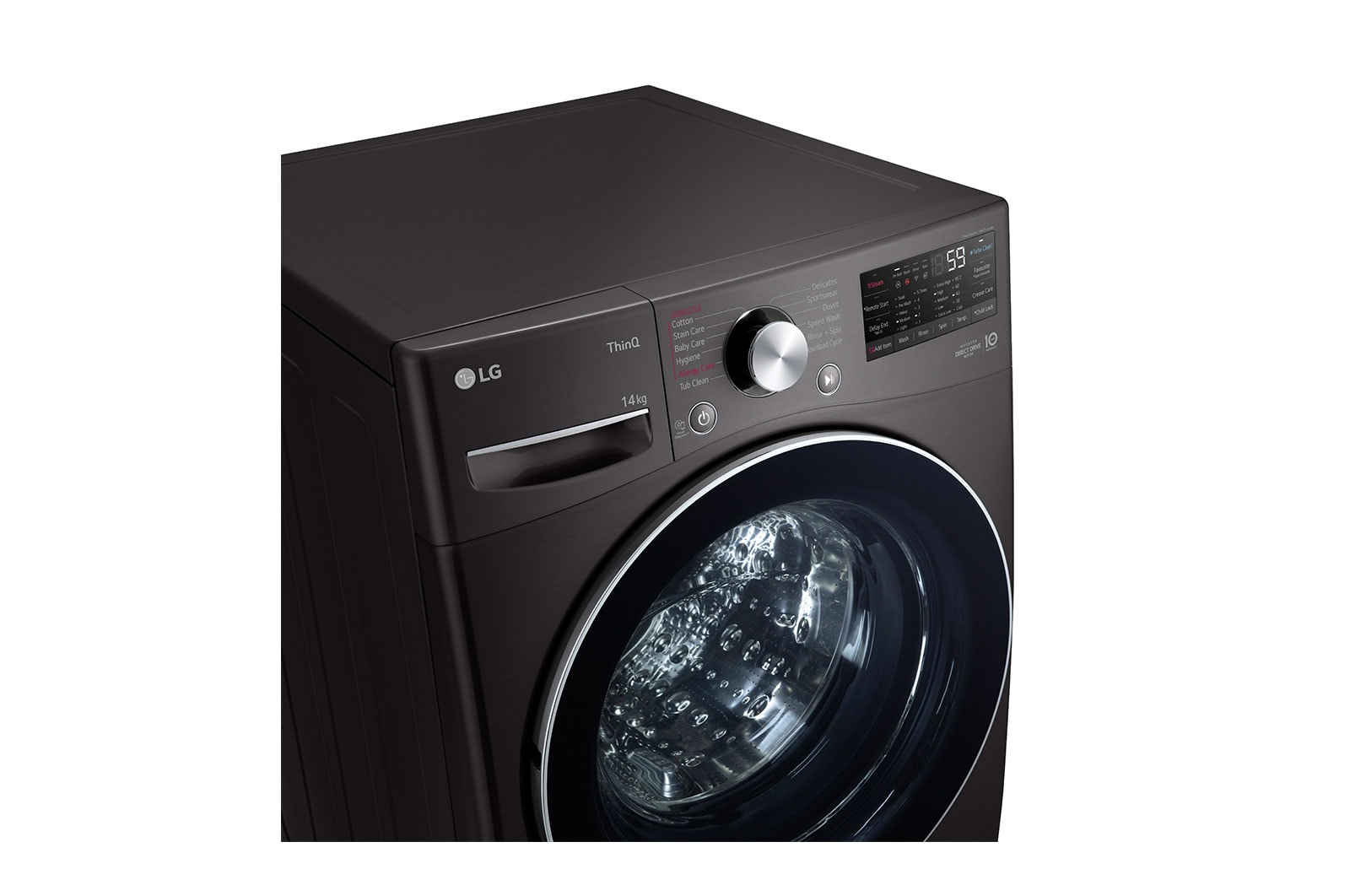 LG 14kg Series XL Front Load Washer - Steam+, WXL-1014B