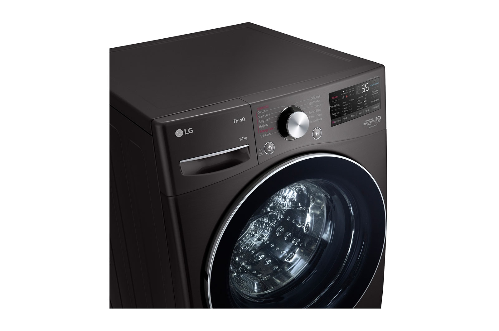 LG 14kg XL Capacity Front Load Washing Machine with Steam+, WXL-1014B