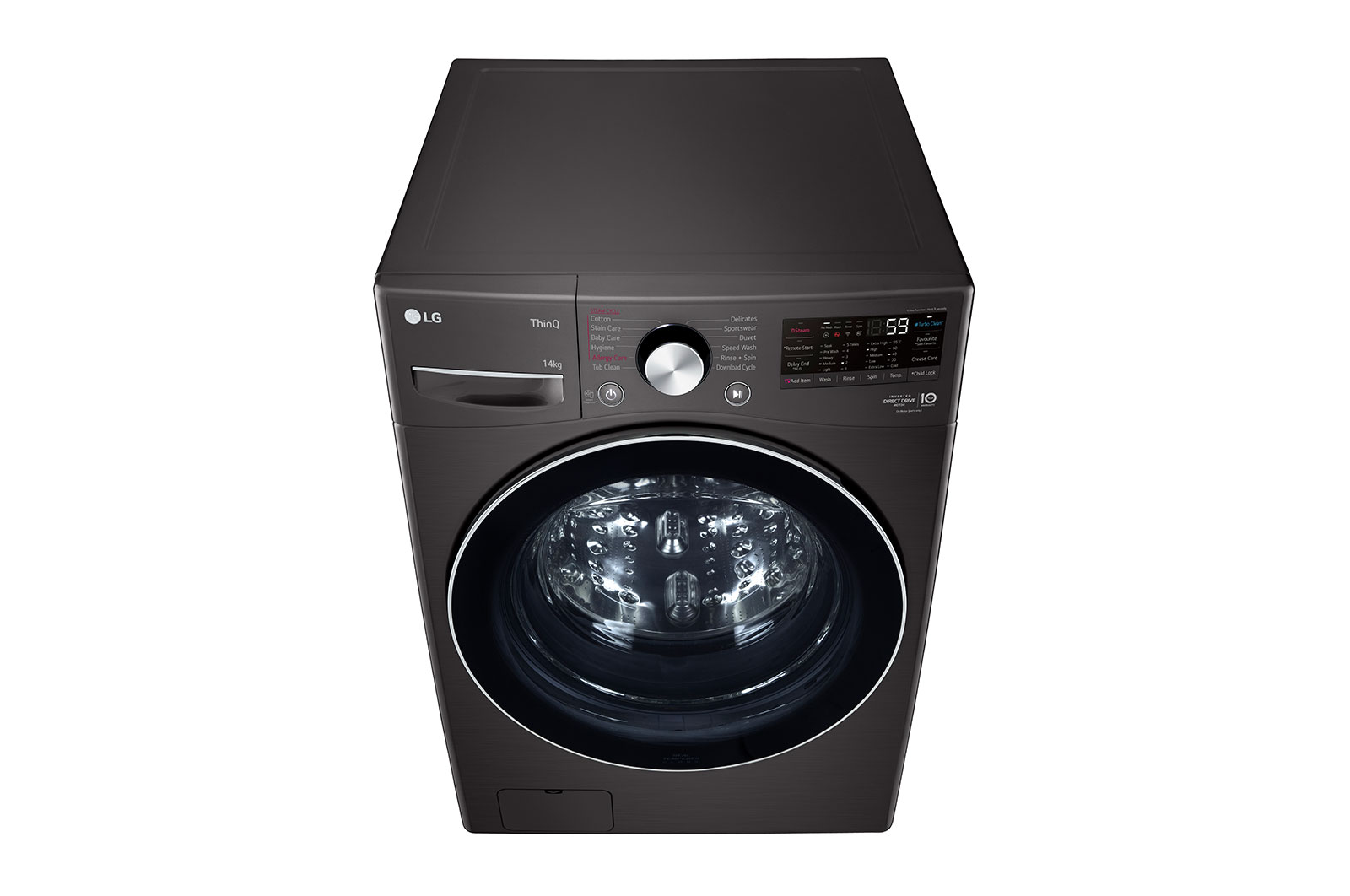 LG 14kg XL Capacity Front Load Washing Machine with Steam+, WXL-1014B