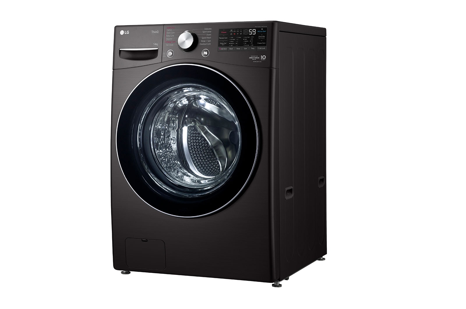 LG 14kg XL Capacity Front Load Washing Machine with Steam+, WXL-1014B