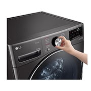 LG 16kg/9kg XL Capacity Front Load Washer Dryer Combo with Steam+, WXLC-1116B