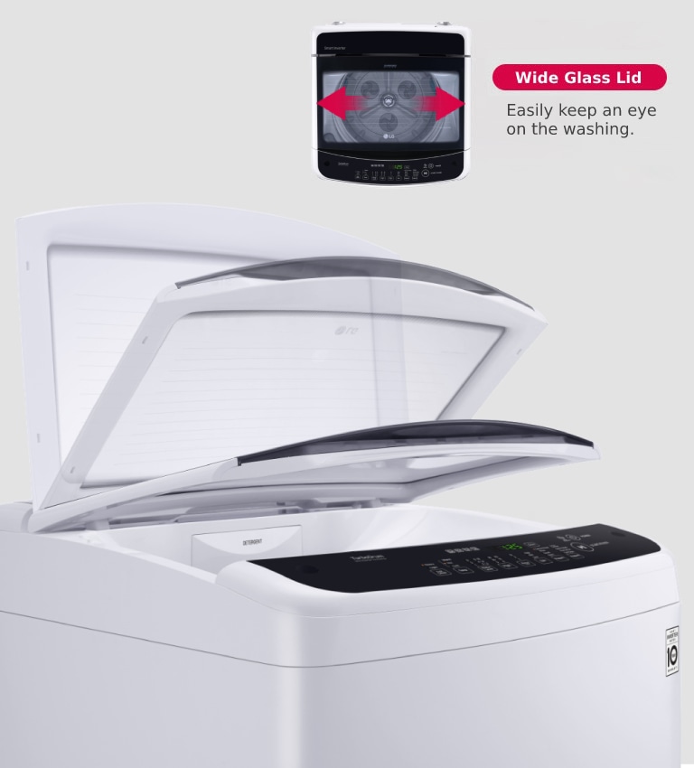 7.5kg Top Load Washing Machine White WTG7520 LG AU