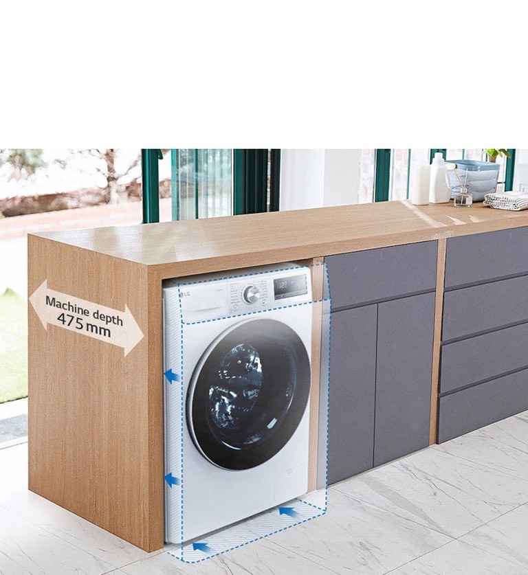 8kg Series 5 Front Load Washing Machine WV5 1208W LG AU LG AU