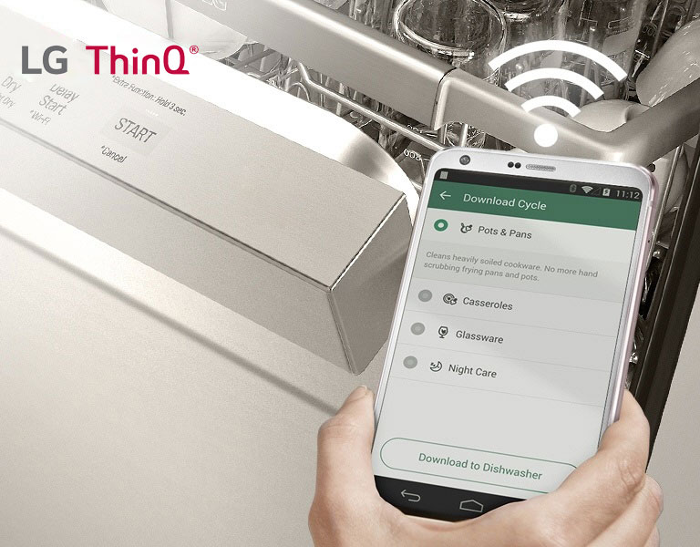QuadWash Dishwasher Freestanding XD4B24PS LG AU