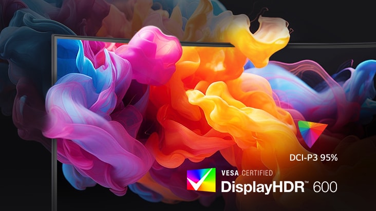 LG UltraGear Gaming-Monitor (52G930B) mit DisplayHDR 600 und DCI-P3 95 % für helle Highlights und detaillierte Schatten