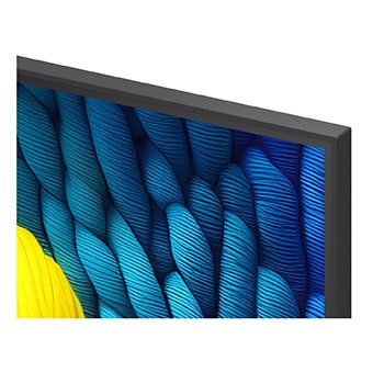 Vista lateral esquerda da LG NanoCell NANO80 TV.