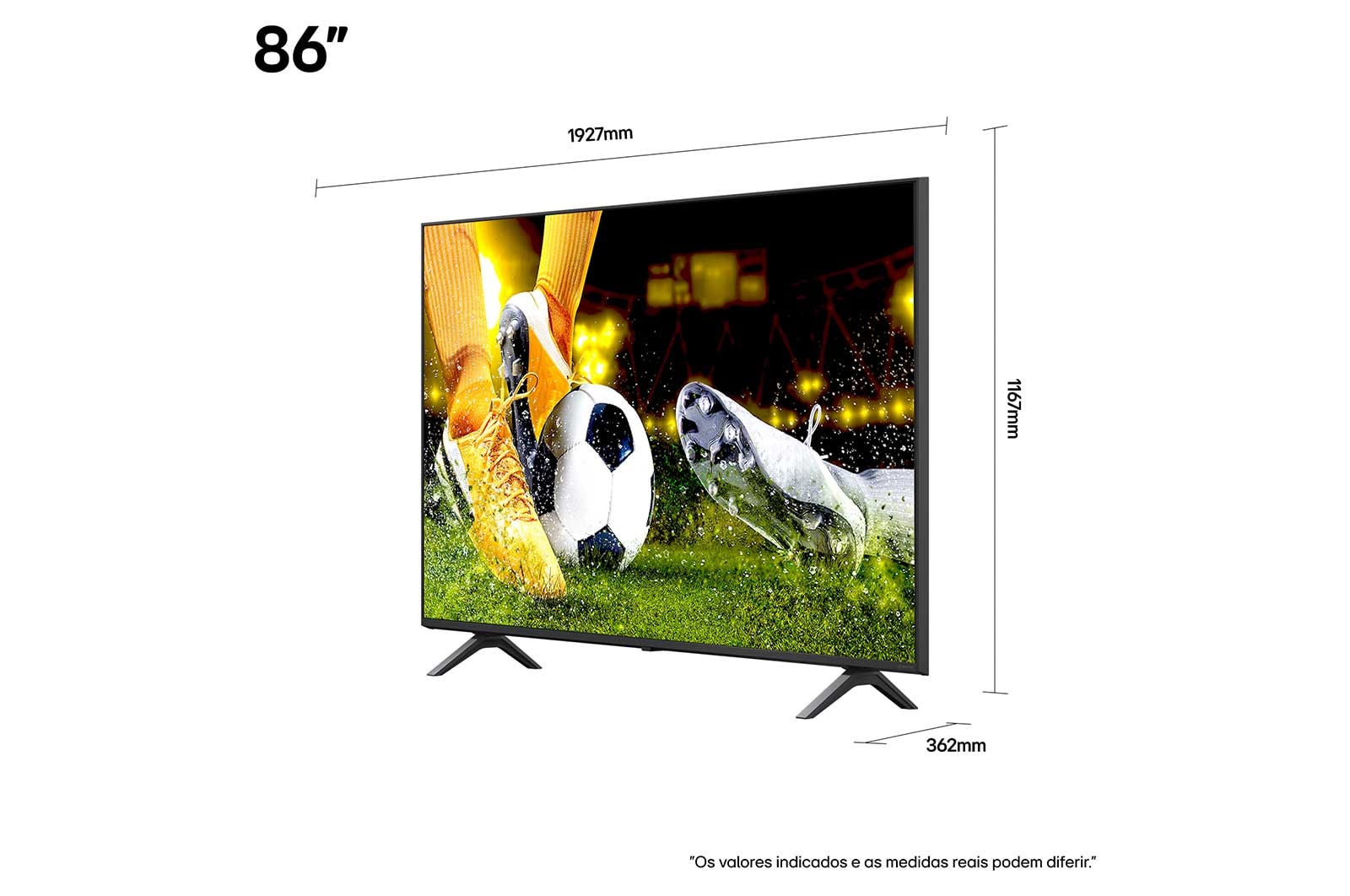 Comparação antes e depois de como o LG 4K Super Upscaling melhora a qualidade da imagem. Dois painéis mostrando a mesma imagem de um pássaro colorido pousado em um galho em uma floresta; o painel da direita está desbotado. O título fala sobre como o 4K Super Upscaling melhora a resolução, o brilho e a nitidez.