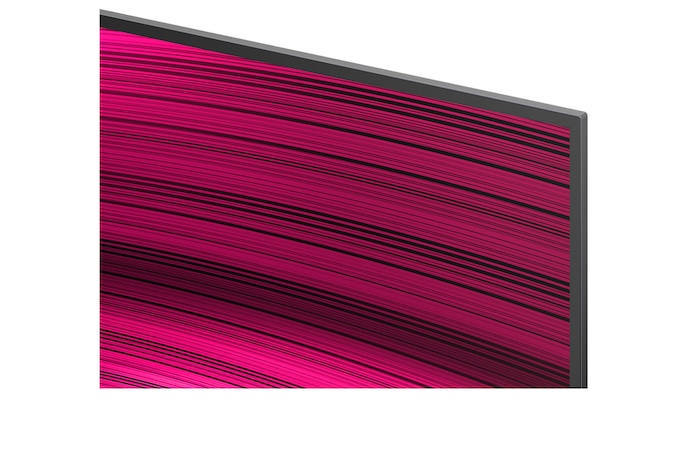 Vista traseira da Smart TV 4K LG OLED evo AI C5.