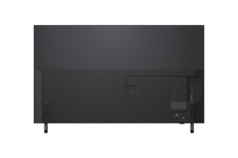 Respingos de tinta irrompem do chão em diversas cores. Certificação Intertek para 100% de volume de cores de acordo com a DCI-P3. O título fala sobre a nova e exclusiva tecnologia de ampla gama de cores da LG, que permite ver cores nítidas na tela.