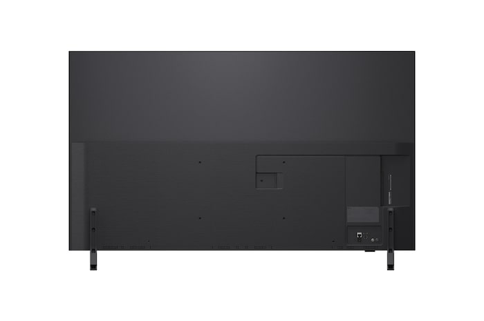 Respingos de tinta irrompem do chão em diversas cores. Certificação Intertek para 100% de volume de cores de acordo com a DCI-P3. O título fala sobre a nova e exclusiva tecnologia de ampla gama de cores da LG, que permite ver cores nítidas na tela.