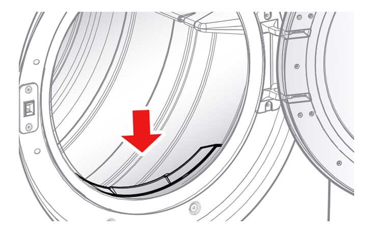 Insira um novo filtro retentor de fiapos