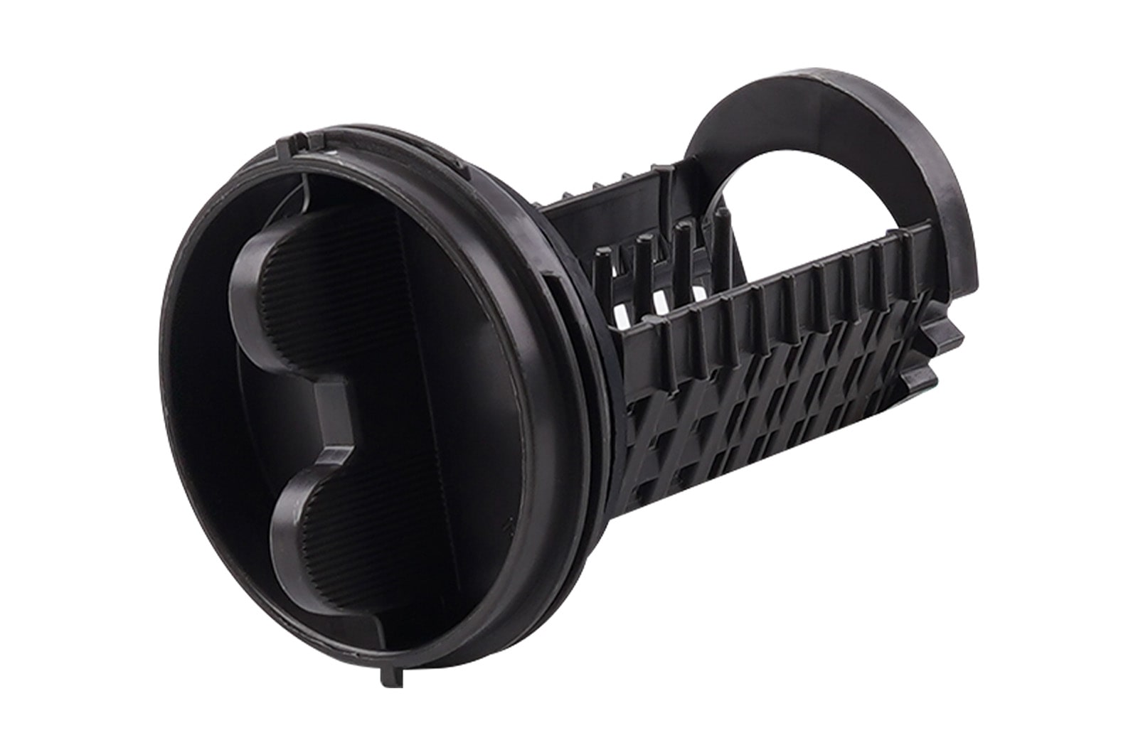 Vista frontal de Filtro da bomba de drenagem para lavadoras de carga frontal 383EER2001A