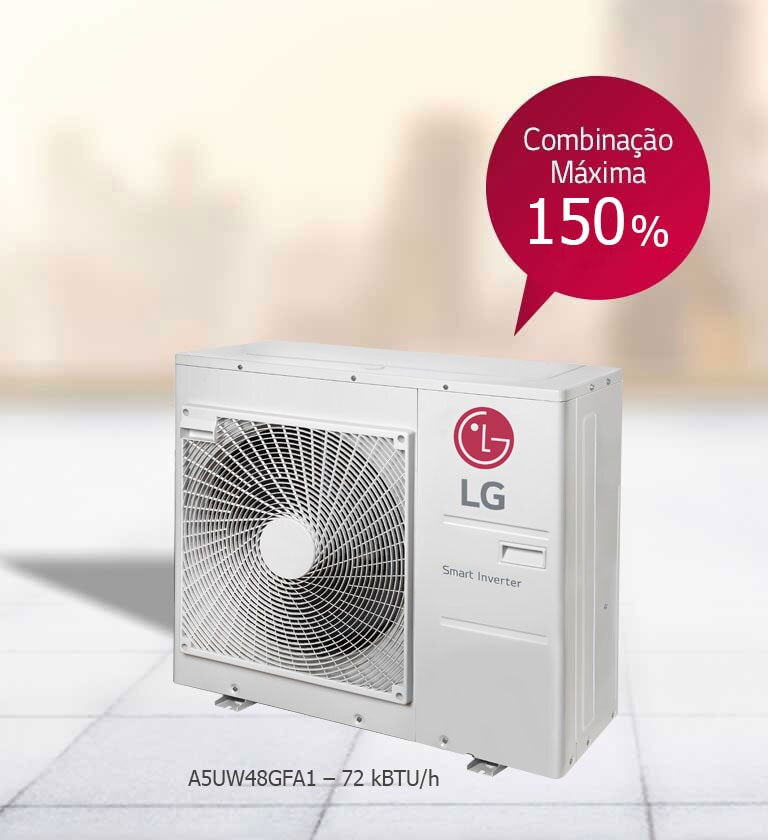 Combinação de capacidade de unidade internas1