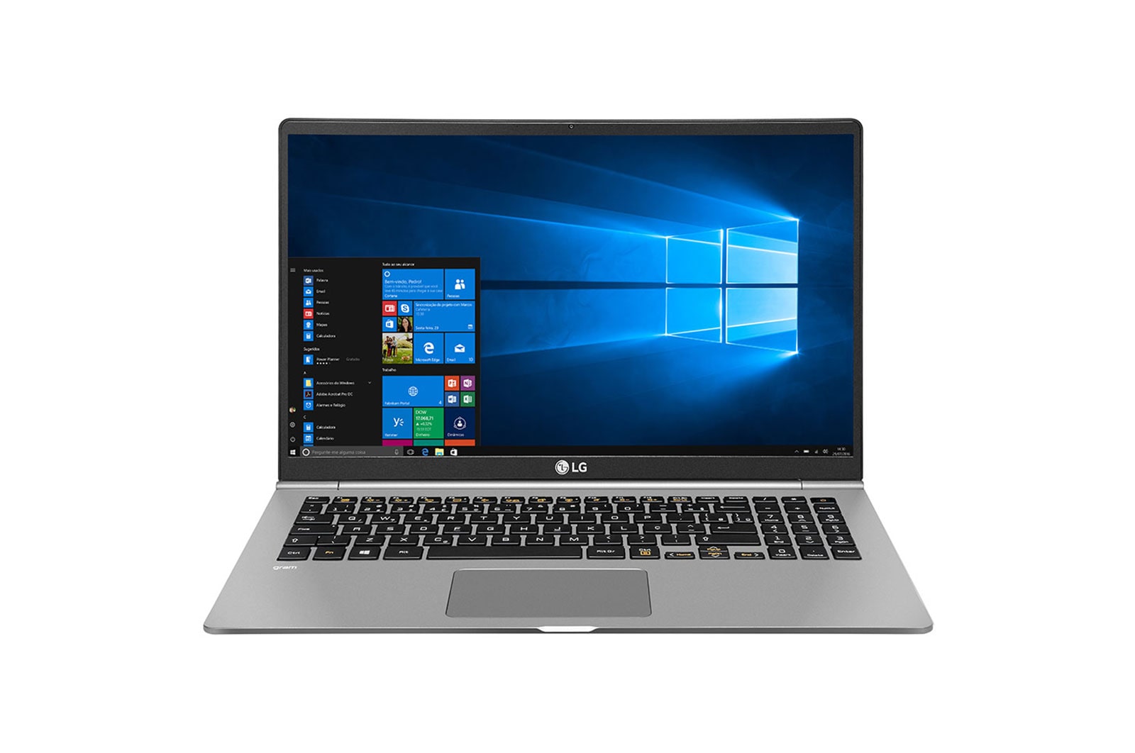 LG gram 15,6" Windows 10 Home (A LG recomenda o Windows 11 Pro para empresas) - Notebook com Intel® Core™ i7 8ª geração 1.095kg, 15Z980-G