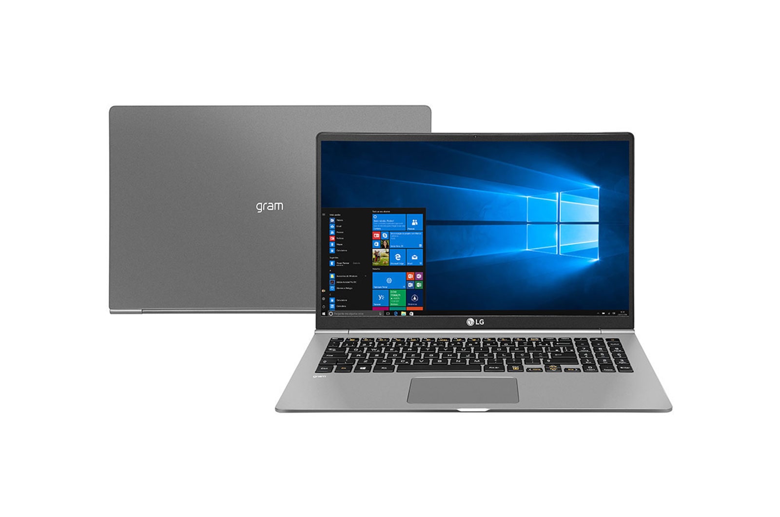 LG gram 15,6" Windows 10 Home (A LG recomenda o Windows 11 Pro para empresas) - Notebook com Intel® Core™ i7 8ª geração 1.095kg, 15Z980-G