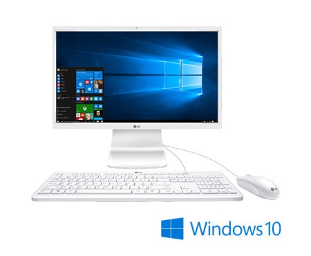 LG Computador LG All in One 22V240-L.BJ55P1 21,5" Intel Pentium 4GB 500GB Windows 10, 22V240-L.BJ55P1