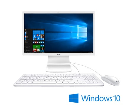 LG Computador LG All in One 22V240-L.BJ55P1 21,5" Intel Pentium 4GB 500GB Windows 10, 22V240-L.BJ55P1