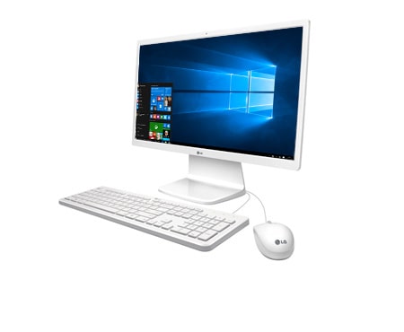 LG Computador LG All in One 22V240-L.BJ55P1 21,5" Intel Pentium 4GB 500GB Windows 10, 22V240-L.BJ55P1