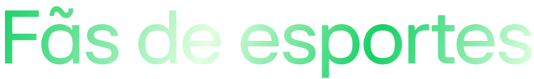 fãs de esportes