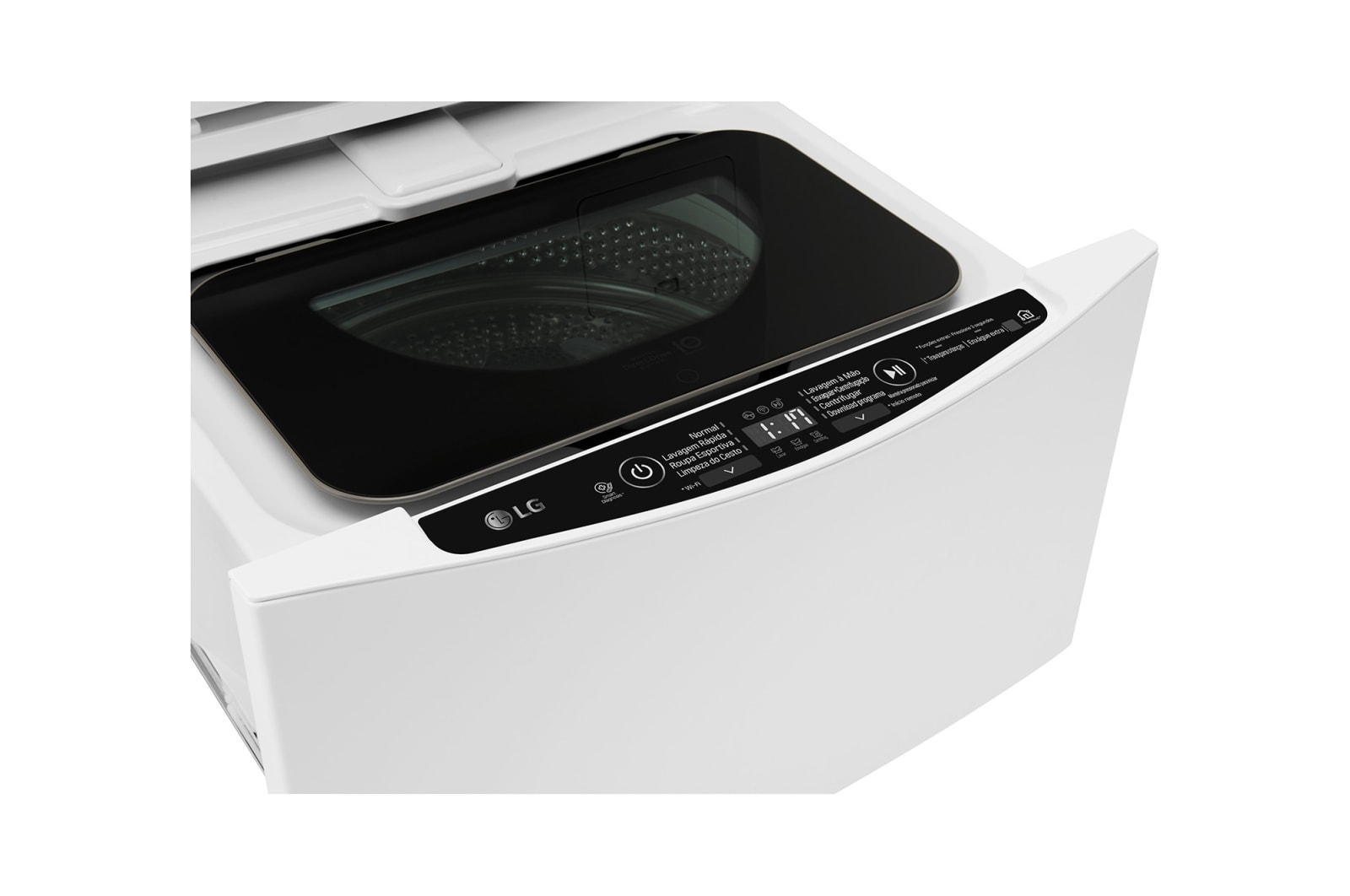 LG Lavadora Smart TWINWash Mini 2kg 127V com 3 Motion Branca, WD2100CW