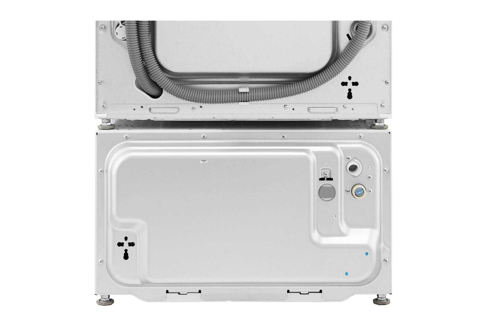 LG Lavadora Smart TWINWash Mini 2kg 127V com 3 Motion Branca, WD2100CW