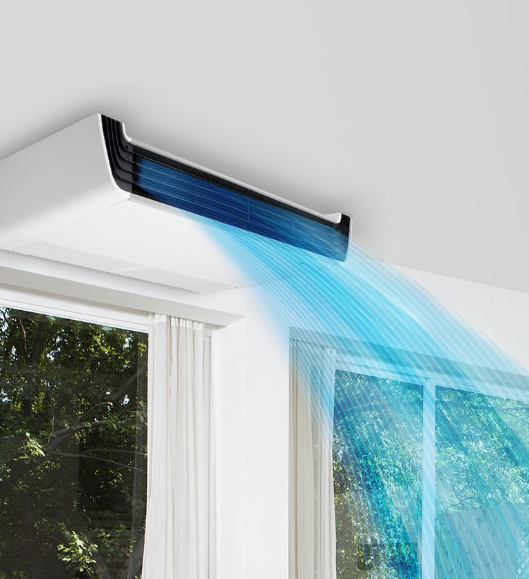 Maior fluxo de ar<br>1