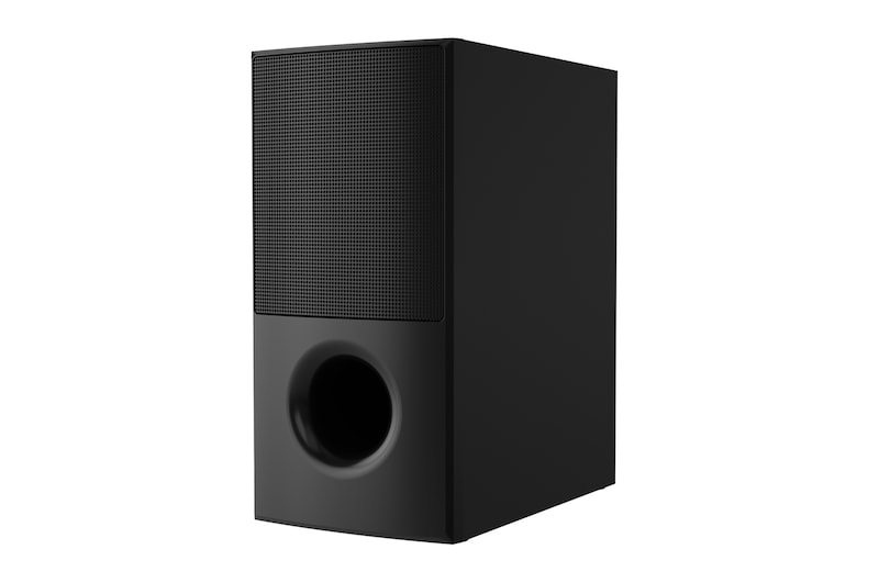 LG Soundbar LG SNH5 4.1 canais 600W RMS Bluetooth USB HDMI DTS Virtual X Bass Blast Ai Sound Pro, SNH5