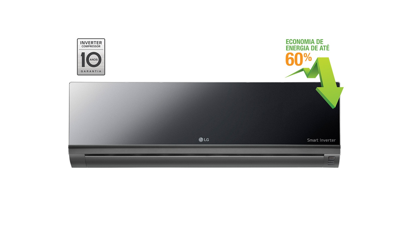 LG Ar Condicionado Split LG Smart Inverter Artcool, 9.000 Btu/h Frio, AS-Q092BRG2