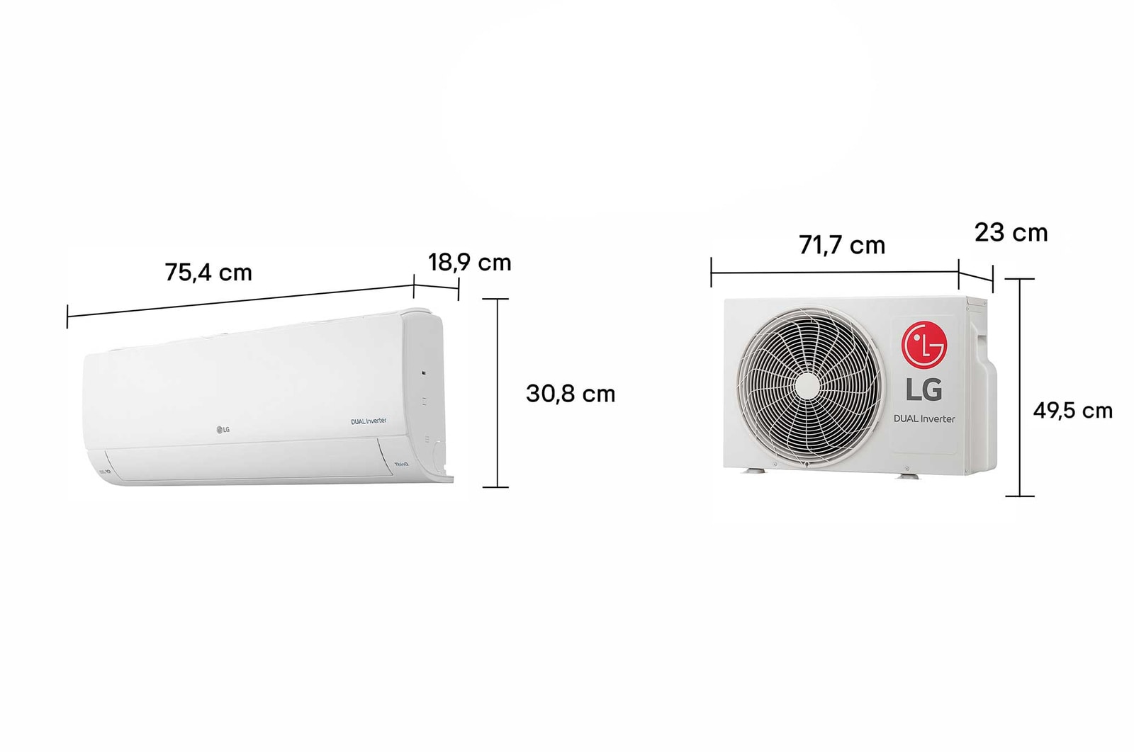 LG Ar-Condicionado LG AI Dual Inverter Voice 9.000 BTU Frio 127V, S3-Q09AA31B