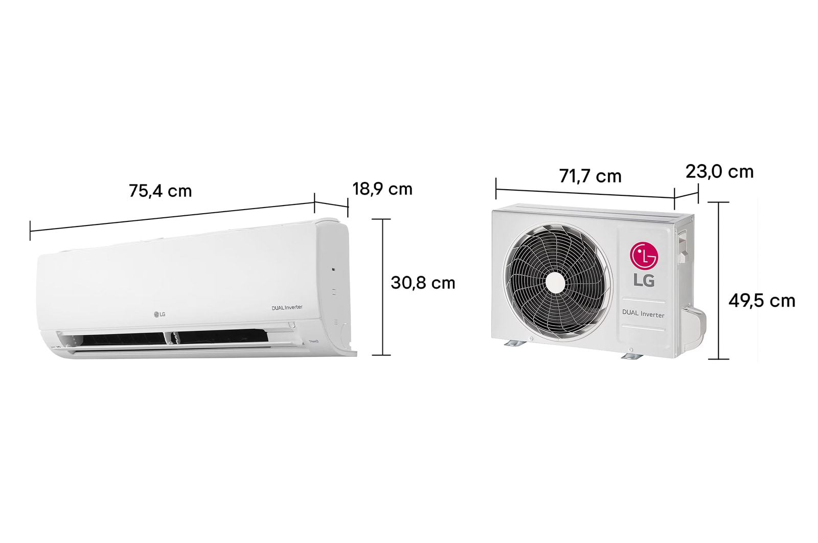 LG Ar-Condicionado LG AI Dual Inverter Voice 9.000 BTU Frio 127V, S3-Q09AA31B