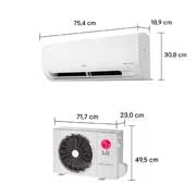 LG Ar-Condicionado LG AI Dual Inverter Voice 9.000 BTU Frio 220V, S3-Q09AA33A