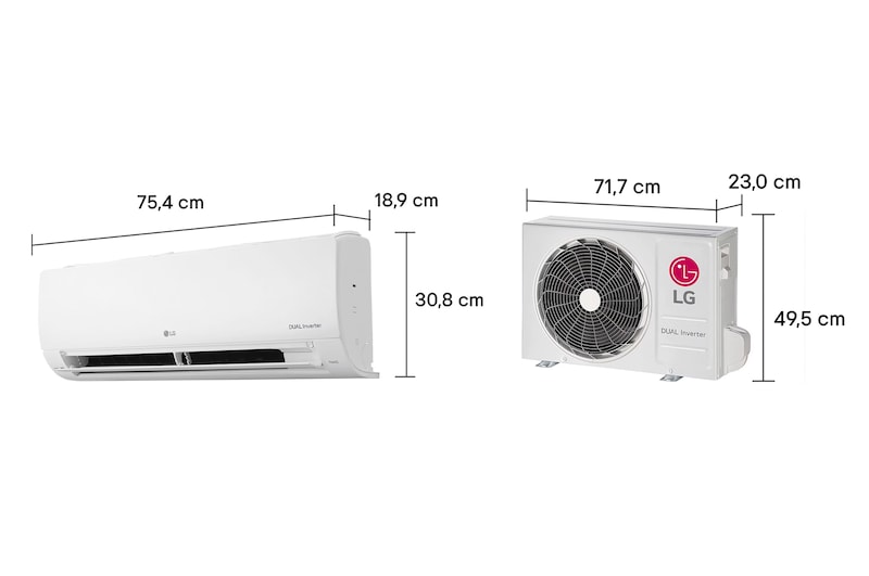 LG Ar-Condicionado LG AI Dual Inverter Voice 9.000 BTU Frio 220V, S3-Q09AA33A