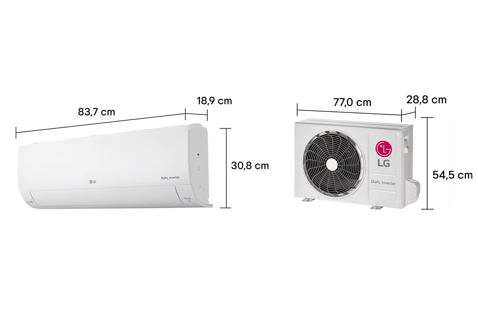 LG Ar-Condicionado LG AI Dual Inverter Voice 15.000 BTU Frio 220V, S3-Q15JL31A