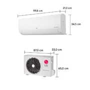 LG Ar-Condicionado LG AI Dual Inverter Voice 24.000 BTU Frio 220V, S3-Q24K231B