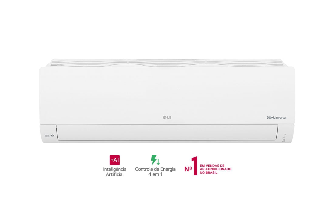 LG Ar-Condicionado LG Dual Inverter Compact +AI 18.000 BTU Frio 220V, S3-Q18KLQAL