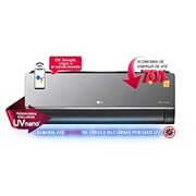 LG Ar Condicionado LG DUAL Inverter Voice Artcool UV Nano 12.000 Quente/Frio 220V, S4-W12JARXB