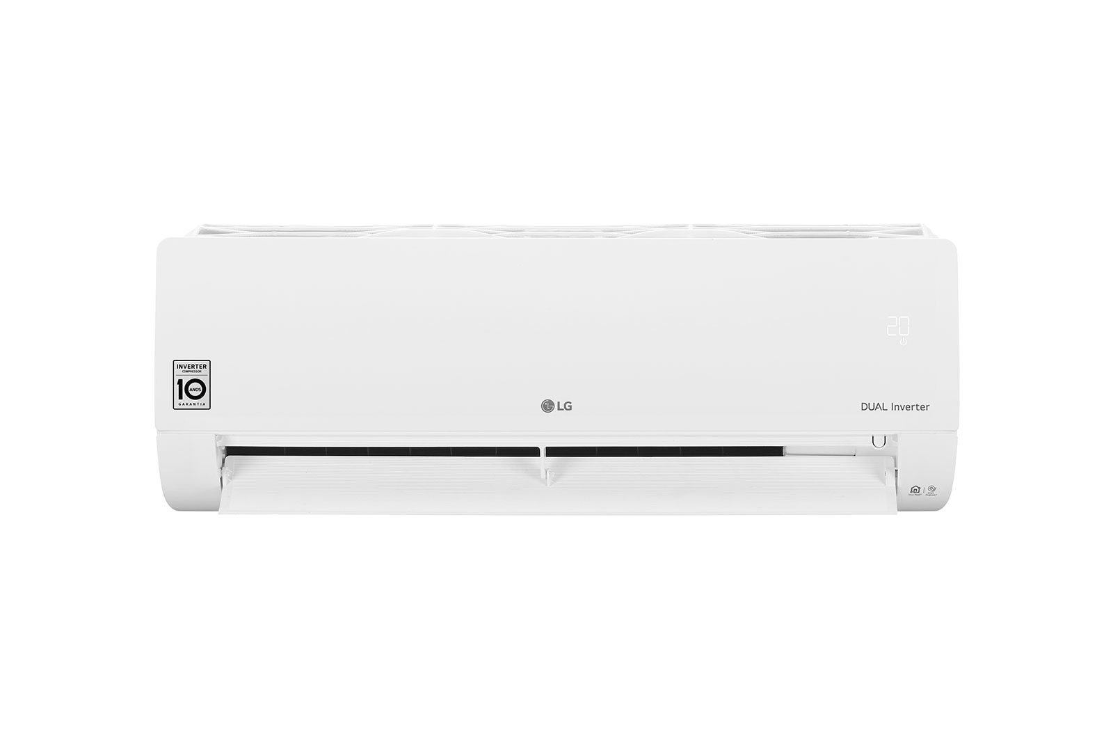 LG Ar-Condicionado LG DUAL Inverter VOICE 12.000 220V Frio ThinQ Google Assistente S4-Q12JA31C, S4-Q12JA31C