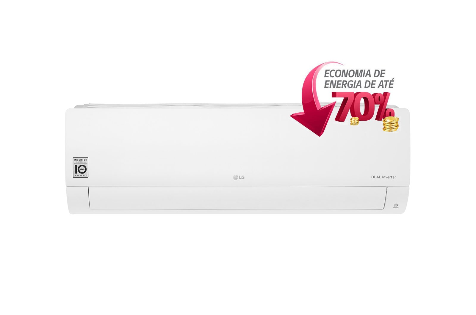 LG Ar Condicionado Split LG DUAL Inverter Modelo 18.000 Frio, 220V, S4-Q18KL3WB