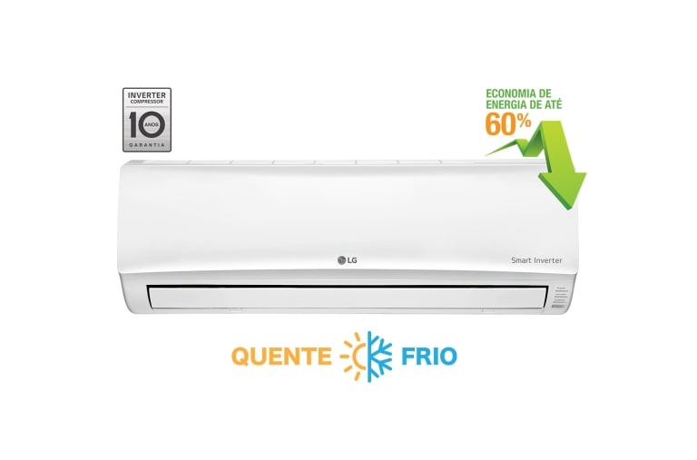 LG Ar Condicionado Split LG Smart Inverter, 22.000 Btu/h Quente/Frio, US-W242CSG3