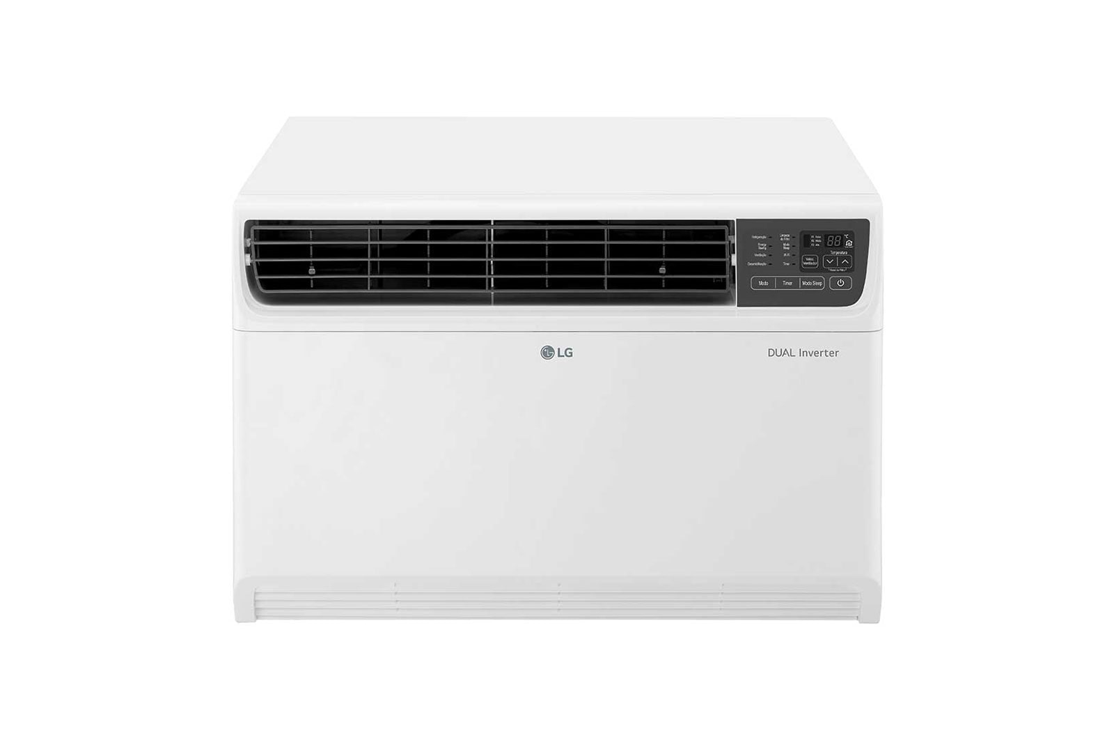 LG Ar Condicionado Janela LG DUAL Inverter VOICE 10.000 Frio, 127V, W3NQ10UNNP0