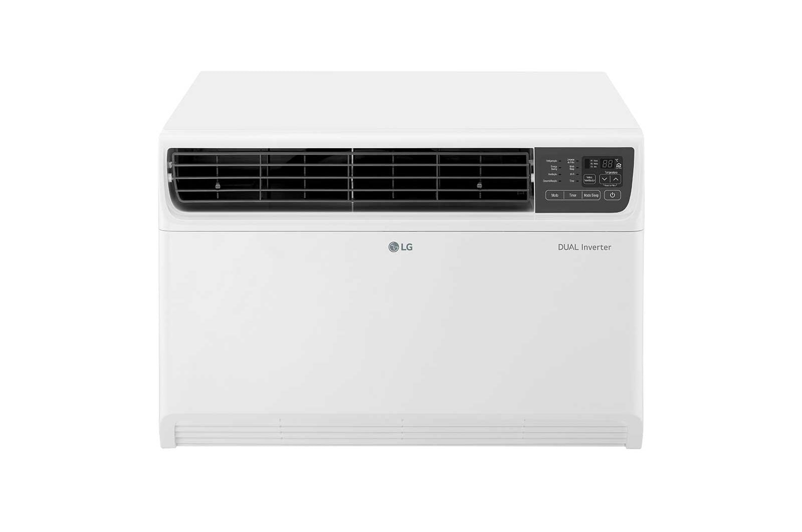 LG Ar Condicionado Janela LG DUAL Inverter VOICE 14.000 Frio, 127V, W3NQ15LNNP0